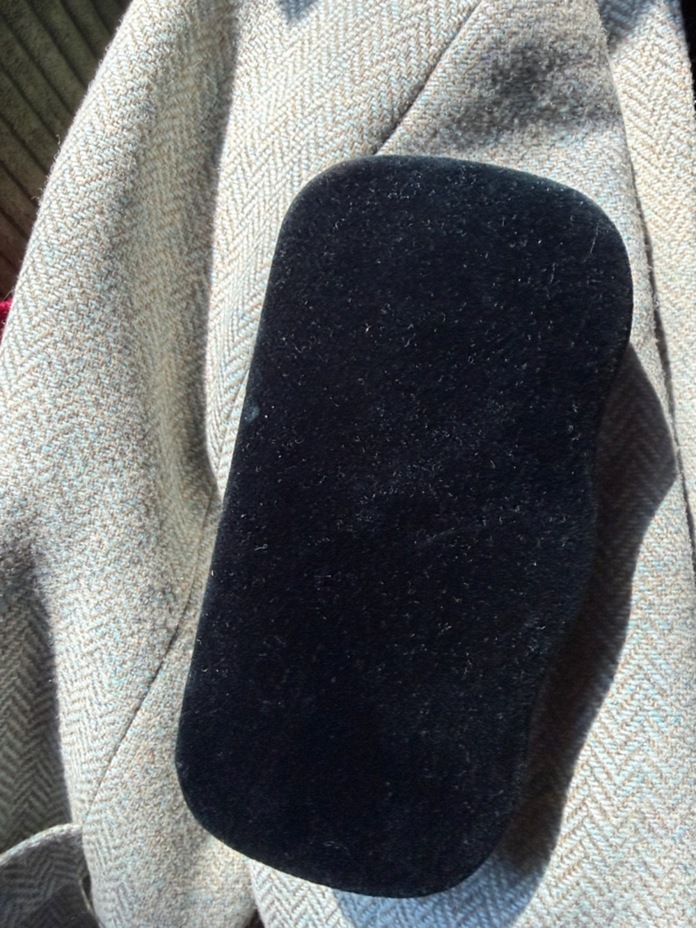 Gucci Black Exterior Light Blue Lined Eyewear Case - Picture 2 of 2